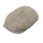 Slim Newsboy Relax Cap - Coffee Dyed