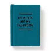 Definitely Not My Passwords Journal