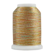 #025 Variegated Gold Superior Metallics 1090 yd Mini Cone