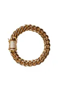 Aicon 12mm 8.5" Cuban Link Bracelet w/ CZ Ice
