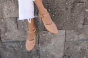 Macarena  Leather Sandals | Tan