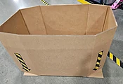 Used 46x38x30" Short Triple Wall Octagon Gaylord Box