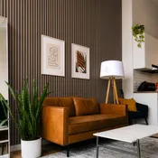 AFD Dark Walnut Acoustic Slat Panels