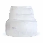 3" Tower Shaped Selenite Candle Holder