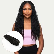 16" Kinky Curly Feather Crochet Human Hair