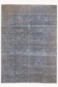 District Loom 1940s Vintage Persian Tabriz Mustafi Area Rug 9'9" x 13'1"