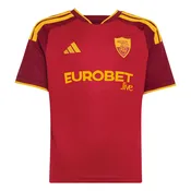 adidas AS Roma Home Youth Soccer Jersey 26/27 - Red