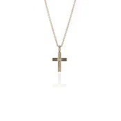 0.03 ctw Diamond Cross Necklace