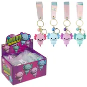 2.25" AXOLOTL CHARM WRISTLET BACKPACK KEYRING  24CT