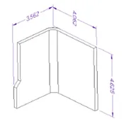 Bracket, BL/AR Lower Keeper