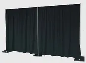 10 ft. by 10 ft. Black Pipe and Drape