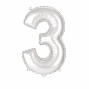 34" Jumbo Numbers- White