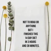 14 DAY DIET TEA TOWEL