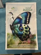 Blue Butterfly Bookmark