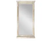 Adelaide Floor Mirror- White Wash