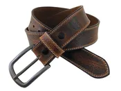Berne Men's Belt Distressed Leather