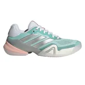 Adidas Women's Barricade 14 Tennis Shoes (Semi Flash Aqua/Silver Metallic/Blush Pink)