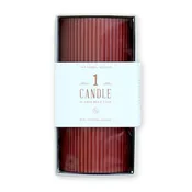 Fancy Ribbed Pillar Candle - The Floral Society