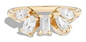 Fringe Cluster Diamond Ring