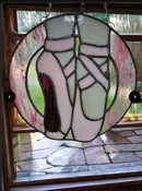 Ballerina Toe Shoes Suncatcher