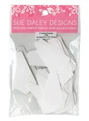 2in Pointed Dresden Papers with 4 Circles Papers for EPP