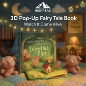 3D Pop-Up Three Little Pigs Book