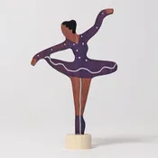 Ballerina Lilac Birthday Ring Ornament