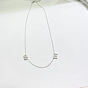 Golden Necklace w/ Initials - Gold or Diamonds