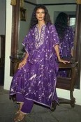 Aari Thread Work Kaftan Set
