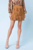 Annie Faux Suede Skirt