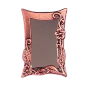 1 Inch Scale Antique Copper Mirror Dollhouse Miniature