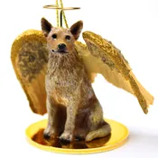 Australian Cattle Dog Red Pet Angel Ornament