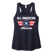 All-American Mizuno Ladies Gathered Tank Top