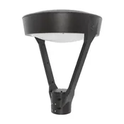 C-Lite Post Top LED Area Light with Photocell | CCT & Wattage Selectable | C-AR-A-PTA Series | Up to 9710 Lumens | Up to 80W | Bronze