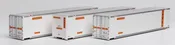 Athearn 27698 XTRA 48' Container 3-pack HO