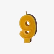 Beeswax Birthday Number Candles