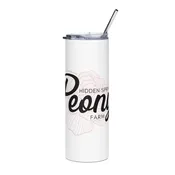 Stainless steel tumbler — Hidden Springs Peony Farm