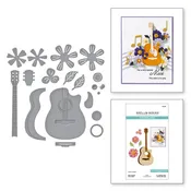 Mini Guitar Etched Dies