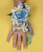 Blue Heaven Prom Corsage