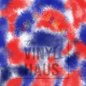 4th Of July Tie Dye Pattern Vinyl 12" x 12"