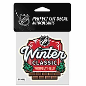 2025 Wrigley Field Winter Classic 4 x 4 Perfect Cut Decal