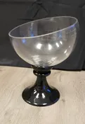 Black Footed Slanted Compote