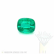 12X10 MM Natural Emerald Stone – Cushion Shape from Zambia || AAA Quality || Emerald For Ring and Pendant || Free Shipping || - Mariyam Jewels