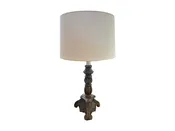 18c Old World Carved Baroque Lamp — St Romain Interiors