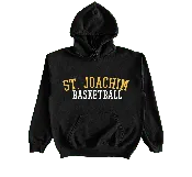 #054 St Joachim Basketball 3 - Black Hoodie