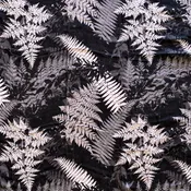 Black Hawaiian Ferns Kapa Moe — Swaddle