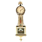 Federal Giltwood Banjo Clock