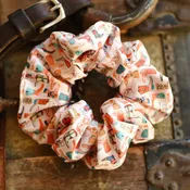 Cowboy Boots Scrunchie Cowgirl Hair Accessory