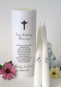 Black Cross Unity Candle Set