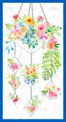 Boho Bouquet Fabric Panel 1108-01